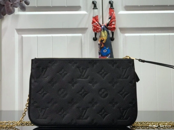Affordable VUITTON LOUIS ZIP POCHETTE DOUBLE 0709